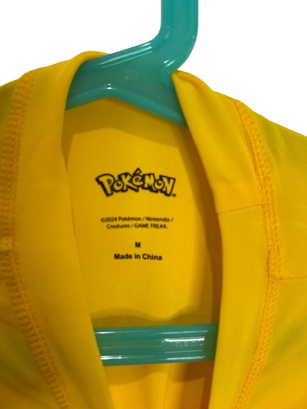 NWT Boys' Medium Pokemon Rash Guard Top with UPF 50+ - Pikachu - Picture 5 of 6